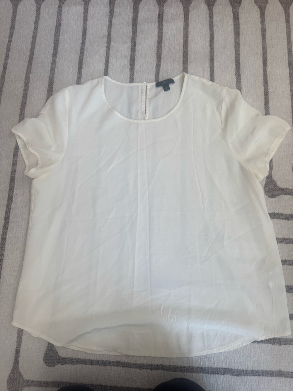 J. Crew 100% silk shirt